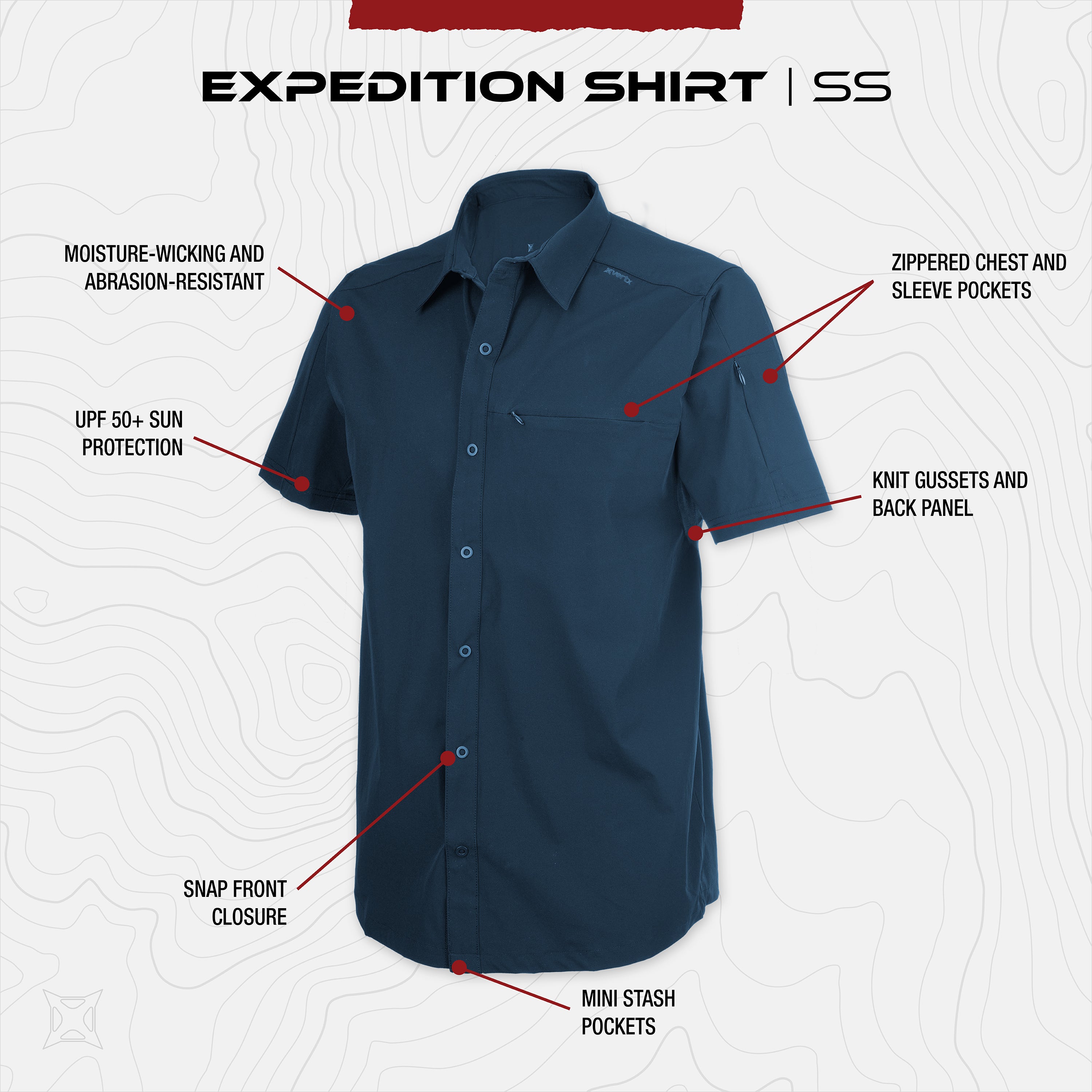 Expedition Men's Short Sleeve Shirt