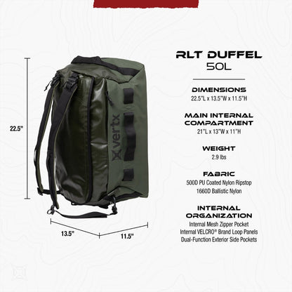 RLT 50L Duffel Bag